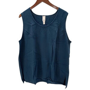 WynneLayers Women's Sweater Knit Tank Teal - Regular